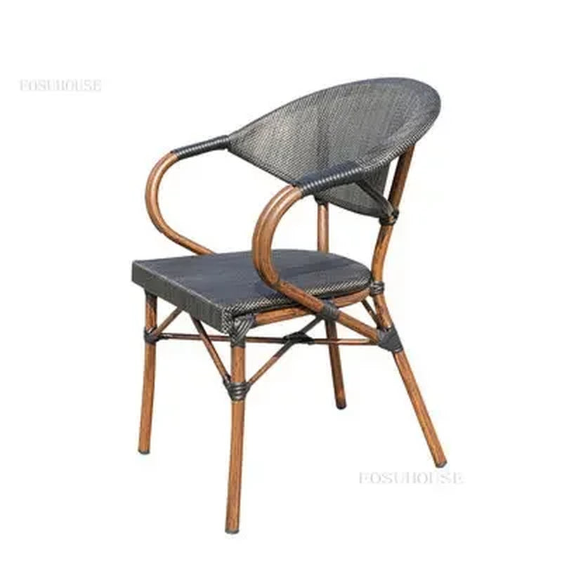 Rattan Garden Courtyard Furniture Outdoor Home Furniture Leisure Balcony Table and Chair Coffee Shop Outdoor Garden and Terrace