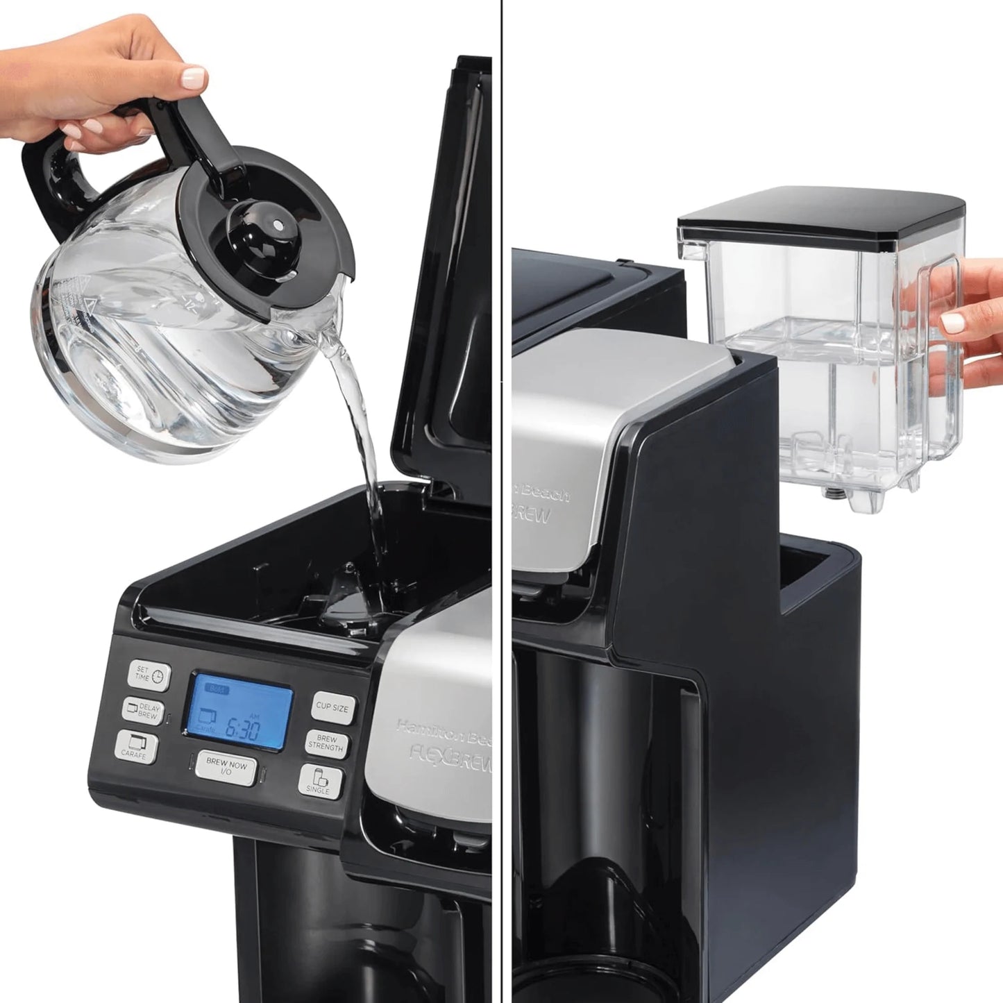 Hamilton Beach Flexbrew Trio K-Cup/12-Cup/Single Serve Coffee Maker