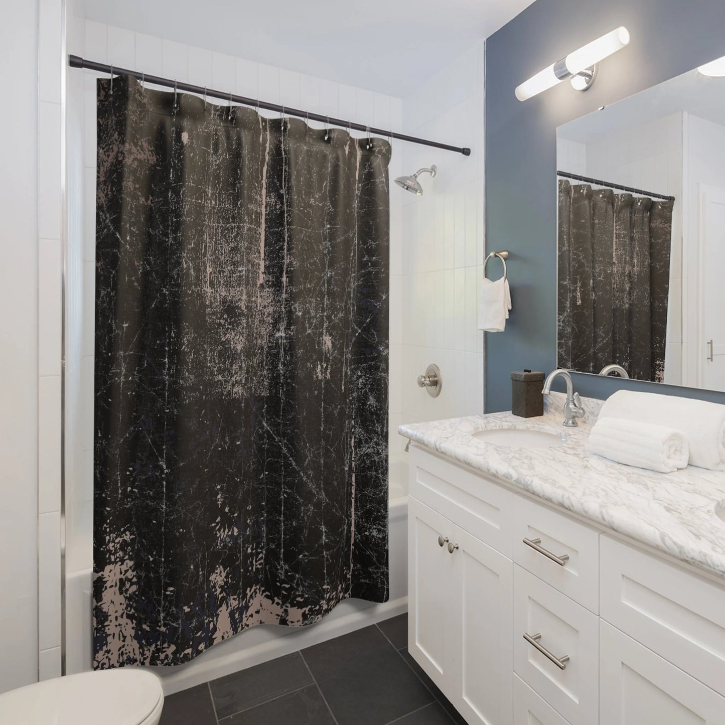 Premium Shower Curtains MAGIC - Minimal by Queennoble