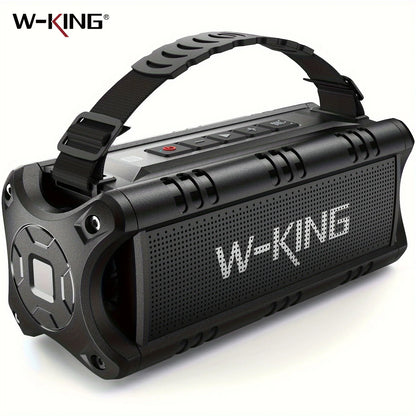 Bluetooth Speaker, 30W Portable Wireless Loud Speakers, IPX6 Waterproof Outdoor Speaker, 24H Playtime, EQ, AUX, TF Card