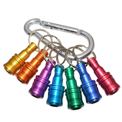 5/6/7/10Pcs 1/4 Inch Hex Shank Screwdriver Bits Holder Extension Bar Keychain Screw Adapter Drill Change Handheld Screwdrivers