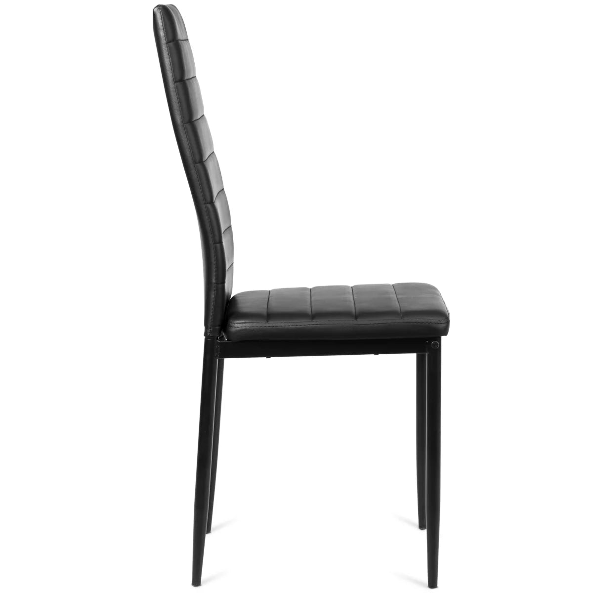 Set of 6 Dining Chairs High Back Kitchen Home Furniture,Pvc