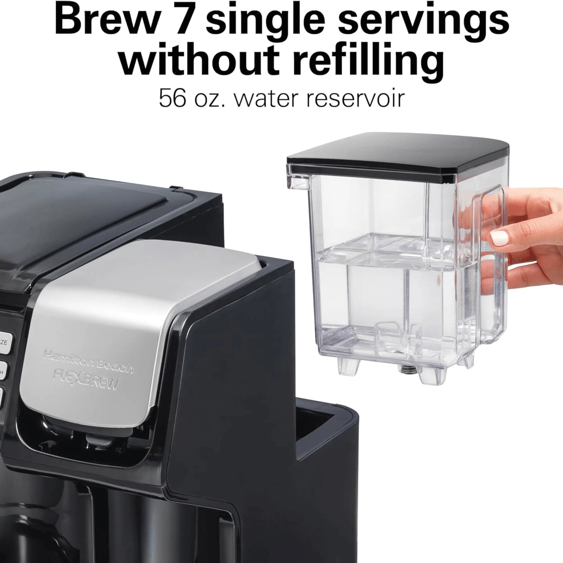 Hamilton Beach Flexbrew Trio K-Cup/12-Cup/Single Serve Coffee Maker