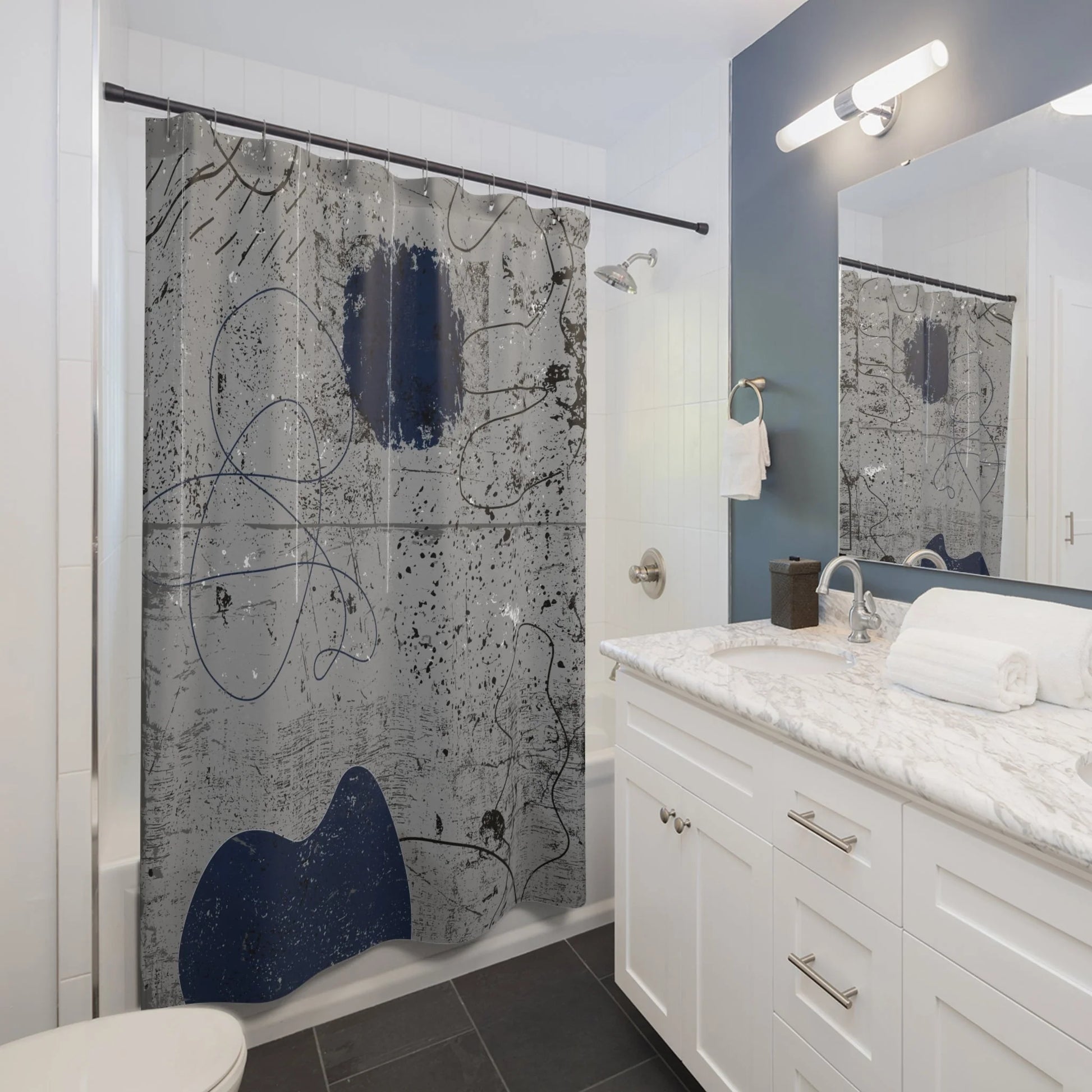 Premium Shower Curtains MINIMALIST 2 - Minimal by Queennoble