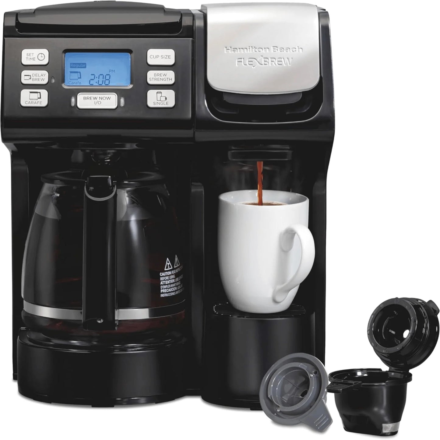 Hamilton Beach Flexbrew Trio K-Cup/12-Cup/Single Serve Coffee Maker