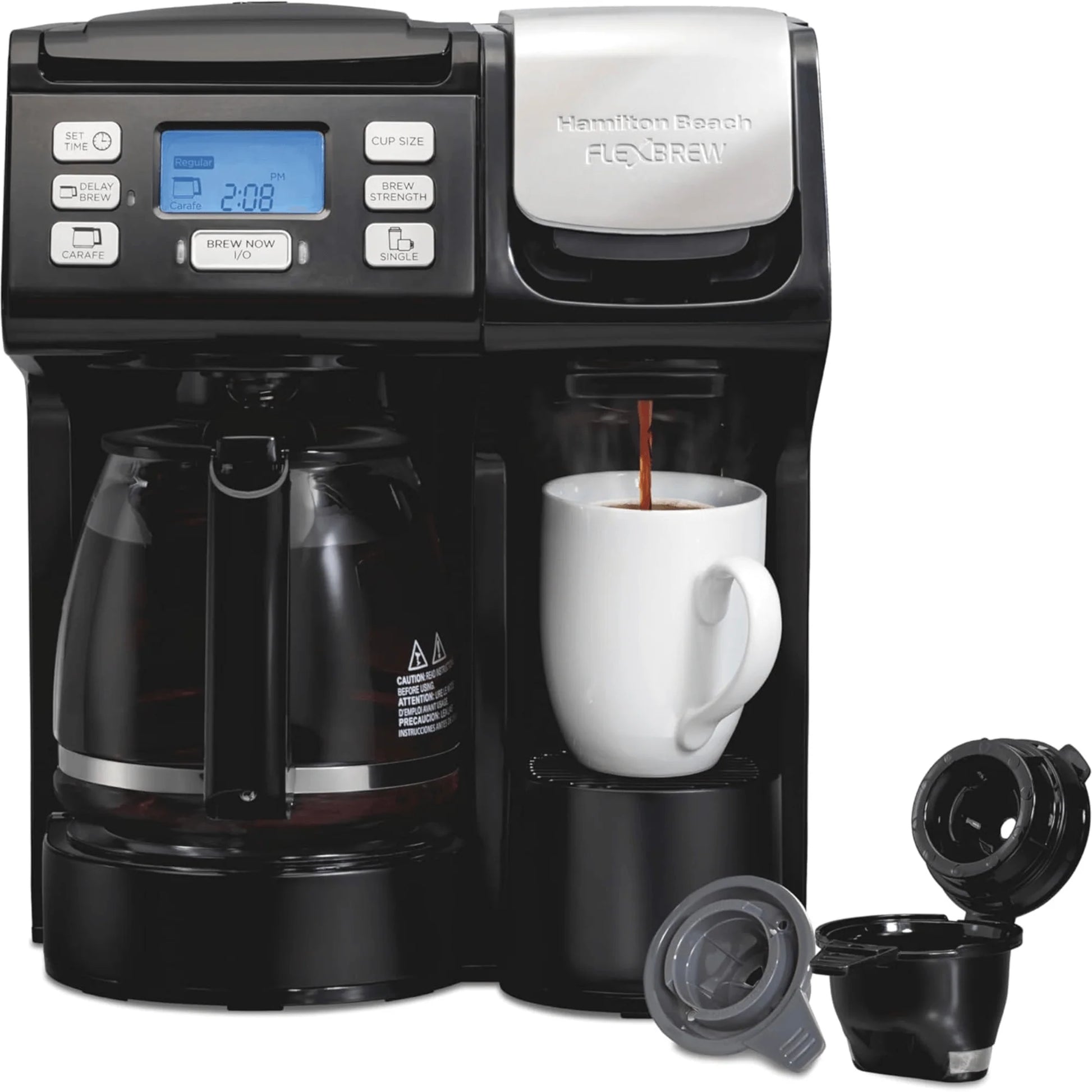 Hamilton Beach Flexbrew Trio K-Cup/12-Cup/Single Serve Coffee Maker