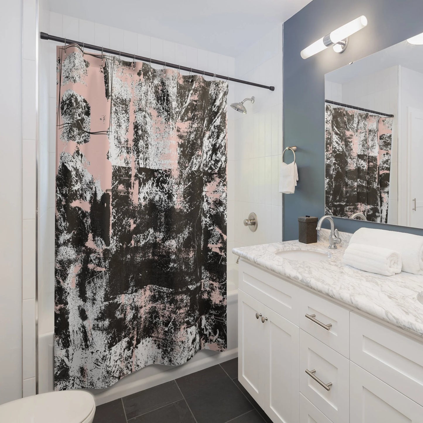Premium Shower Curtains WITTY - Minimal by Queennoble