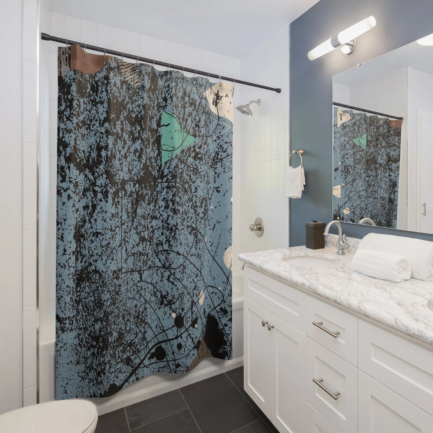 Premium Shower Curtains MINIMALIST - Minimal by Queennoble