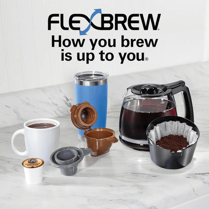 Hamilton Beach Flexbrew Trio K-Cup/12-Cup/Single Serve Coffee Maker