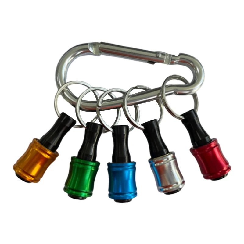 5/6/7/10Pcs 1/4 Inch Hex Shank Screwdriver Bits Holder Extension Bar Keychain Screw Adapter Drill Change Handheld Screwdrivers