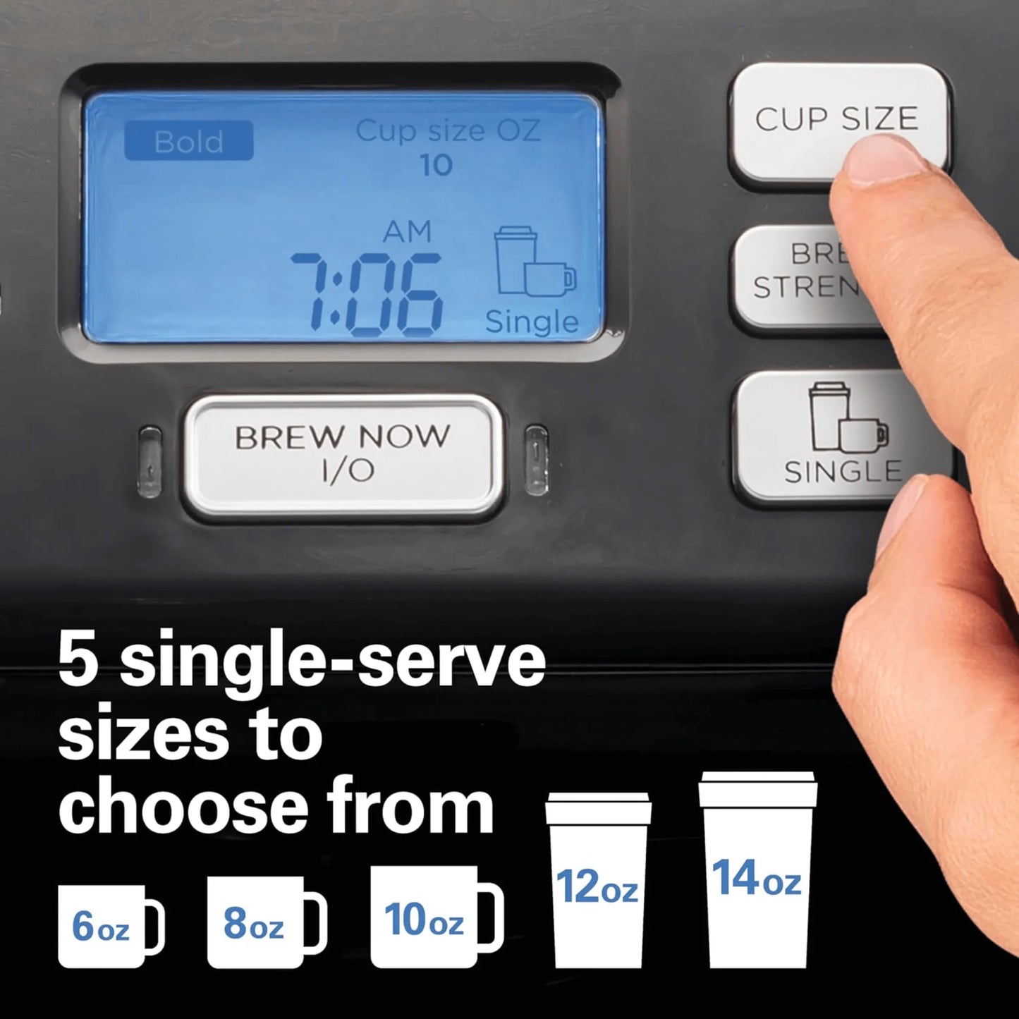 Hamilton Beach Flexbrew Trio K-Cup/12-Cup/Single Serve Coffee Maker